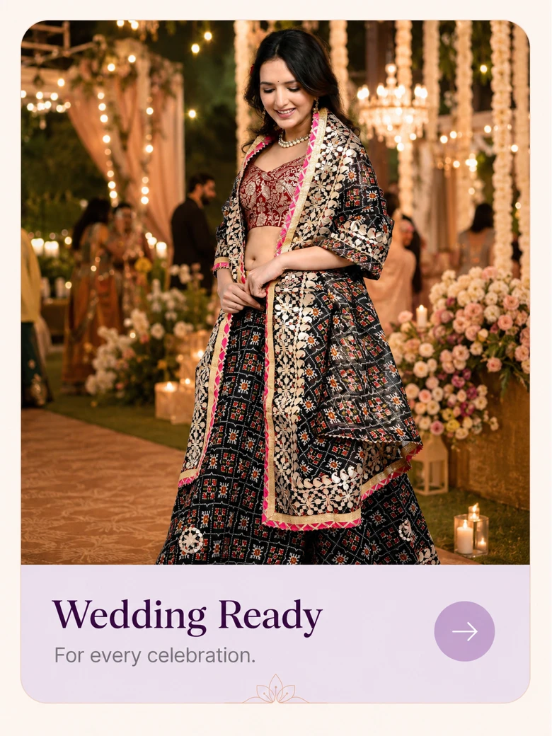 Guest looks and celebration wear.