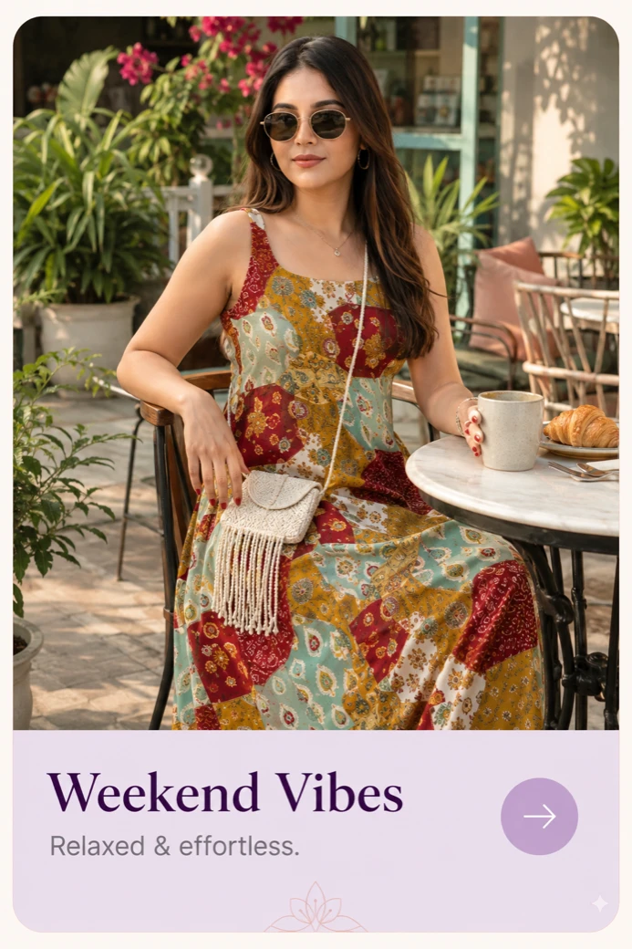 Relaxed and effortless weekend wear.